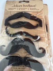 5 Packs JA-RU/Jolee’s Boutique MUSTACHES Party Stickers Scrapbooking