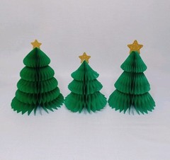 Target Spritz Mini Honeycomb Decor 3 Count Paper Table Christmas Trees