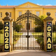 Graduation Decorations 2026 – Black and Gold Graduation Banner Class of 2026 …