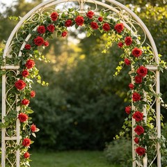 2 Pack 11.5Ft Artificial Rose Garland,Fake Roses Vines, Flexible Silk Flower …