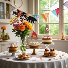Camping Party Centerpiece Sticks Camp Theme Birthday Table Topper 12 PCS