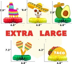 Cinco De Mayo Table Centerpiece 5 Pack Fiesta Party Decorations Mexican Theme