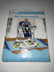 Disney High Chair Decorating Kit Mickey Mouse Goofy 1st Birthday
