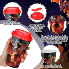 Colorful Dragon Plastic Cups for Birthday Party – 36 Count