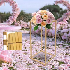 Metal Floor Vase Column Vases Wedding Centerpieces for Tables 10 Pcs Metal