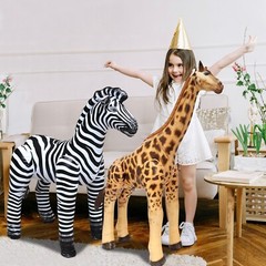 Jet Creations Safari 3 Pack Giraffe, Horse, Elephant for Party Decoration Fun