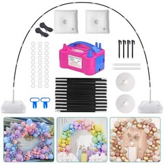IDAODAN Balloon Arch Kit and Balloon Pump, Balloon Arch Stand with Electric B…