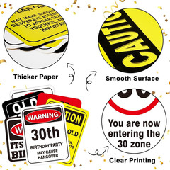 30Th Birthday Decorations – 9 PCS 30 Birthday Decor for 30 Years Old Wall Party