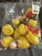 Dozen 12 Classic Pirate Rubber Ducks! Party Ducks 2×2″ New In Packaging!