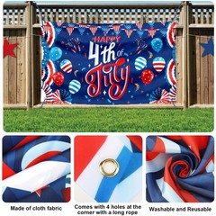 Patriotic Banner for Photography – July 4th Party Supplies