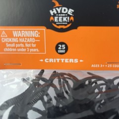 Spider Web Halloween Set 176 Pieces Snakes Centipedes Spiders Haunted Decor New