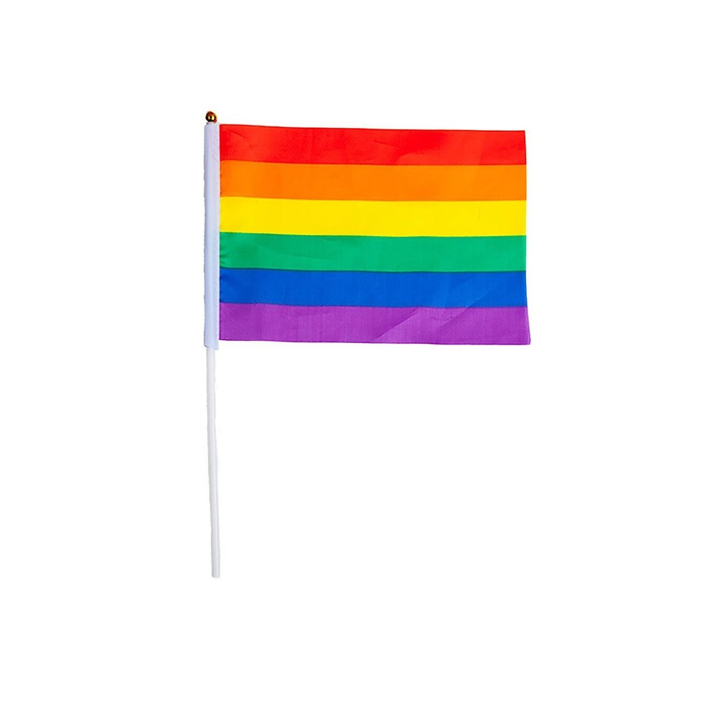 Wicked Costumes – Rainbow Flag on Stick – Party Decoration
