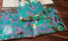 3 Pack Table Scatter, Turquoise Purple Gold