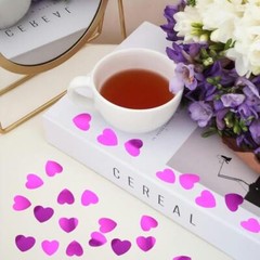 60g Love Heart Table Confetti 15mm Party Glitter Sequins Plastic Confetti Spr…