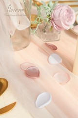 300pcs Rose Petals Dusty Rose Blush Faux Silk Flower Petals for Wedding Flowe…
