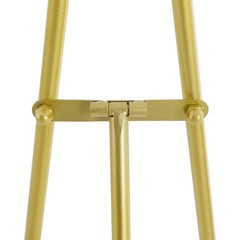 Luxury Gold Bow Display Easel Stand Elegant Metal Floor Standing Frame Holder