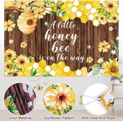 133Pcs Bee Baby Shower Decorations Bumble Bee Themed Baby Shower, Honey Bee Ball