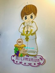 ANGELS First communion foam Wall decorations for boy Decorations De Comunión