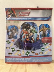 Marvel DC Super Hero Birthday Party Decorations 33 Pieces + Confetti