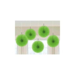 Party decoration bulk- Hanging Puff Balls and Fans 16 piece bundle – NEW