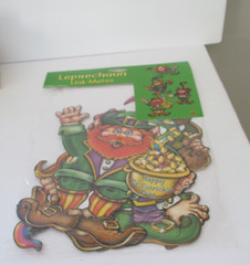 Vintage 2000 Leprechaun Link-Mates Beistle Co. Original Packaging, Made in USA