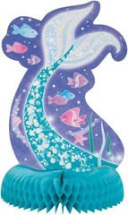 Mermaid Party Decoration Table Centrepiece Honeycomb Party Mermaid Tail Decorati