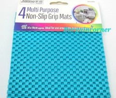 Placemat Non Slip Lineer Coaster Multipurpose Grip Mat Coffee Table 14x14cm