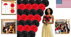 Vibrant 50 Count Juneteenth Marigolds – Durable Silk Flowers for Festive Decor