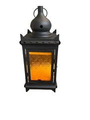 Ramadan Decorative Lantern Black Orange 12″ Tall Home Decor Party Decoration New