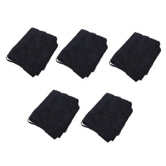 5Pcs Halloween Gauze Fabric Durable Black Haunted House Decor for Party