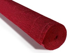Italian Crepe Paper Roll 17 Inch x 8.2ft 140g Marsala Red 983 Decoration