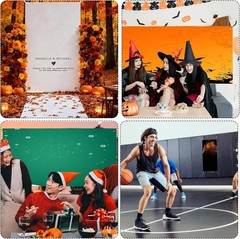 Versatile 2-Pack 2×4 Ft White Blank Banners for Indoor & Outdoor Events
