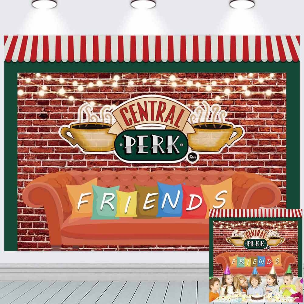 Central Perk Friends TV Show Party Decor Party Supplies Backdrop Banner 7x5ft