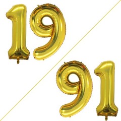 GOER Number 19 Balloons for 19th Birthday Sweet 19 Party Decorations,42 Inch …