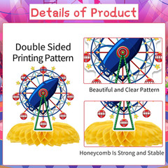 Circus Theme Party Decorations – 9PCS Carnival Theme Party Decorations Funny Clo
