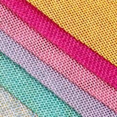 60 Flags Imitated Burlap Pennant Banner – Multicolor Fabric Triangle Rainbow …