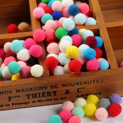 2000 PCS 8mm Multicolor Mixed Color Art Craft Pom Poms Balls DIY Party Decor