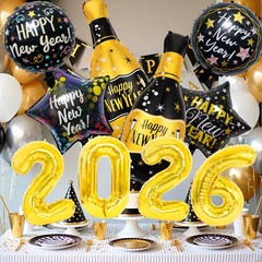 Happy New Year 2026 Balloon Kit – Complete NYE Party Supplies & Decorations