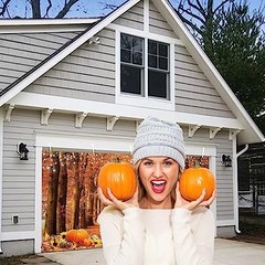 6 x 13 FT Happy Fall Thanksgiving Garage Door Banner Yard Sign Glitter Autumn