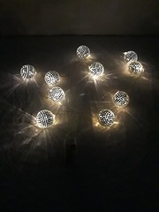 Mirror Ball Disco Ball Garland Decoration 66 » Lighted by Battery Decoration