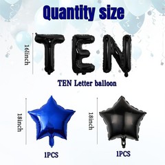 11pcs Video Game Themed Party Decorations, Number 10th Boys Birthday Party Su…