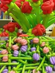 100PCS 260Q green Magic long balloon decoration shopping mall activities, par…