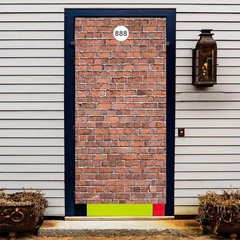 Brick Wall Backdrop,78.7″x 49.2″ Inch Door Curtain, Wizard Birthday Party Sup…