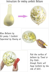 Assorted Pink Gold Metallic Balloons- Bridal Baby Girls Shower Birthday Wedding