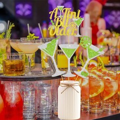 Martini Party Centerpieces Sticks Martini Birthday Party Decorations A Tini B…