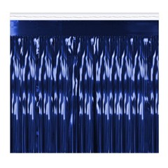Beistle Blue 1-Ply Metallic Fringe Drape – General Occasion | Party Supply