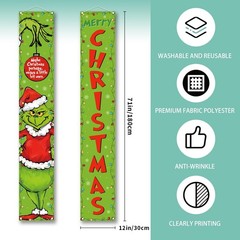 Christmas Decorations Merry Christmas Welcome Sign Winter New Year Xmas Party…