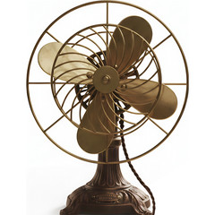 SP13628 Old Fashioned Early 1900s Fan Cardboard Cutout Standee Standup