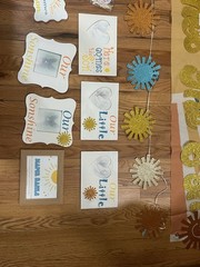 Boy Baby Shower Decorations Set, Table Decorations And Banner