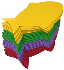 Foam Fish Cut Outs Shapes Decoration Classroom Bulletin Board 6 In 24 PCS